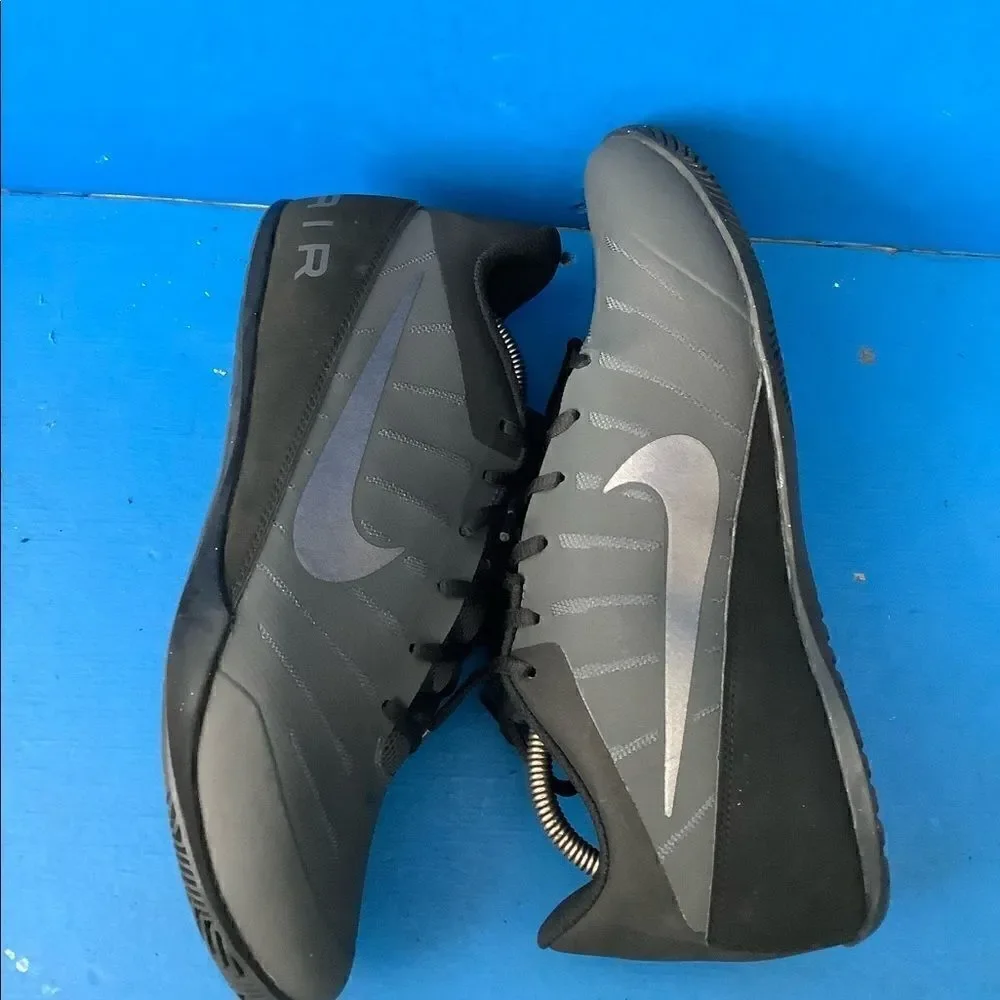 Nike Air Mavin 2 830368-003 Mens Low Top Basketball Shoes Black Gray Size 10.5